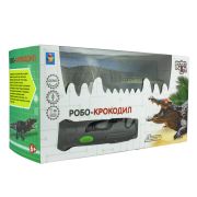1Toy игрушка Робо-Крокодил на ИК пульт управ (звук, свет, движение), кор. 14*26*10 см