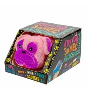 1toy Крутой замес, Супер Мопс, тянущийся, цветная коробка, 8,5см, розовый (извините, гиперссылка на картинку отсутствует)