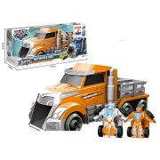 1TOY Мой первый трансформер трейлер (45 см, оранж.)