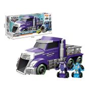 1TOY Мой первый трансформер трейлер (45 см, фиолет.)