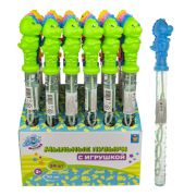 1TOY Мы-шарики! Мыл. Пуз. колба с игрушкой  дракоша 110 мл, в д/б