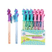 1toy Мы-шарики! Мыл. пуз. колба с игрушкой  единорог,  110 мл , д/б