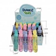 1TOY Мы-шарики! мыл. пуз. колба с ручкой Фрукты, 38 мл, 24 шт в д/б (15*19,5*13,5)