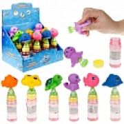 1toy Мы-шарики! мыл. пуз. с игрушкой морская фауна, 50 мл, 12 шт в д/б