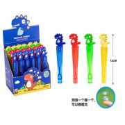 1TOY Мы-шарики! Нелопающиеся мыл. пуз., с фигур. крышкой динозавры, 5 мл., 24 шт в д/б