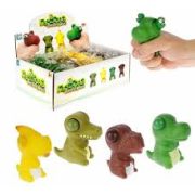 1toy Пучеглаз-антистресс «Динозавры» 4,6х7x7,5 см, болотный