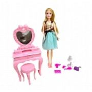 Alisa My Day. Набор с куклой, с туалетным столиком, в комплекте с акс., в кор. 26х6х32 см