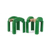 BRIO Опорные арки для строительства мостов, туннелей, ж/д, 2 элемента, 8х7,4х8,6см