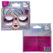 LUKKY Fresh Lash, реснички накладные цветные «Розовые полоски», клей в комплекте, кор.