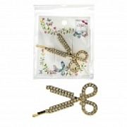 Lukky Fashion заколка ножницы невидимка стразы 1 шт