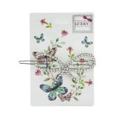 Lukky Fashion заколка-автомат для волос Бант с кристалами, 1 шт