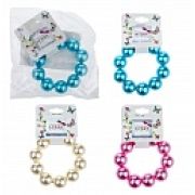 Lukky Fashion резинка жемчужины, D 8мм (белый, голуб, розов)