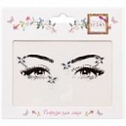 Lukky Fashion стразы для лица Переливающийся Бриллиант,17х12 см,карта, пакет