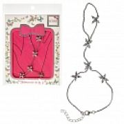 Lukky Fashion украшение-цепочка на руку Экзотические цветы,серебро,конверт