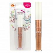Lukky Блеск для губ «эффект перламутровых губ» с ароматом карамели,цвет карамельный,2,7 мл