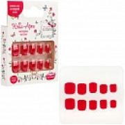 Lukky Нэйл-Арт наб. #32 Velvet Fuchsia 10 наклад.ногтей на клеевой основе,3-10 лет,кор.