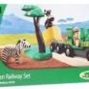 BRIO Ж/д Сафари, игр.наб.с мартышкой, ворующей груз,паровозик,2 фиг.,17 элементов