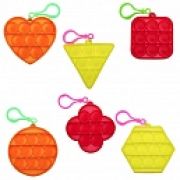 Игрушка-антистресс POP IT брелок геометрические формы (6 видов) (извините, гиперссылка на картинку отсутствует)