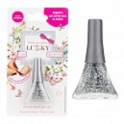 Лак Lukky серия Конфетти, цвет 07К, серебряный с блестками, блистер, объем 5,5 мл.-А