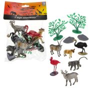 1toy «В мире животных» живот.африки 10шт.пакет с хед.24х18х5см.