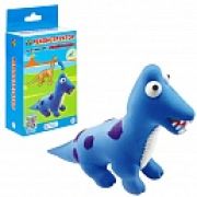 Реконструктор. Набор «Бронтозавр». Скелет динозавра+лёгкий пластилин, ,6 цветов, в кор. с подвесом 15,3х10х4,7см