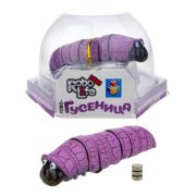1TOY Игрушка Робо-Гусеница (сиреневая) 
(3хAG13 входят в компл),упаковка 13,5*12*9