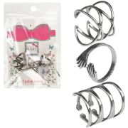 Lukky Fashion наб.сереб.колец с волнами, карта