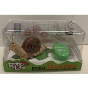 1TOY RoboLife Игрушка Робо-Улитка на ИК (песочная) (3хAG13 входят в компл), ИК-пульт (3хAG13 входят в компл).коробка 17*8,5*9