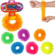 1TOY эластичный браслет-антистресс ЛАПША, однотонный, 6 видов в асс.