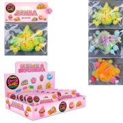 1toy Крутой замес Няшка-вкусняшка круассан с посыпкой в асс. 10*8см, в пак 13*13см, колокольчик, 12 шт в дб