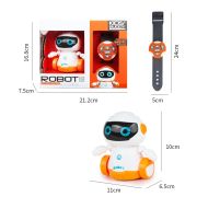 1toy робот на ИК управлении (4 канала), пульт-браслет, свет эфф.