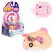 Хома Дома. Хомячок плюш. корич. 5х3,2х3 см, в блист. 17х12х5,1 см, бат. 1*LR44 в компл.