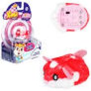 Хома Дома. Хомячок плюш. красный в крапинку 5х3,2х3 см, в блист. 17х12х5,1 см, бат. 1*LR44 в компл.