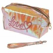 Lukky Косметичка блестящая,Lukky Love, 18*8*10,5см,пакет,бирка