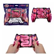 1toy Акватубики Геймер: Джойстик красно-чёрный, антистресс переливайка.