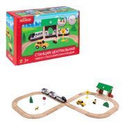 1TOY Goodok наб.ж/д со станцией и эл.поездом,39 дет.,кор.