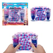 1toy Акватубики Кафешка: Молочный коктейль черничный, антистресс переливайка.