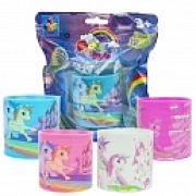 1toy пружинка Радуга-Дуга единороги, 4 вида, диам. 6 см, пакет 6*7см