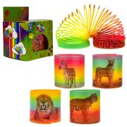 1TOY пружинка Радуга-Дуга Сафари, 4 вида в асс., 6,5*6,5см, в кор с окошком