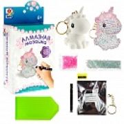 Алмазная мозаика. Набор для создания брелока «Единорог», в кор. 21х11х5,5 см