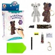 Алмазная мозаика. Набор для создания брелока «Медвежонок», в кор. 21х11х5,5 см