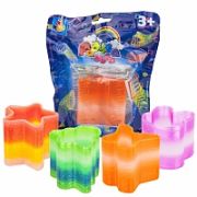 1toy пружинка Радуга-дуга многоцветная, 4 формы в асс-те., 6*7 см.