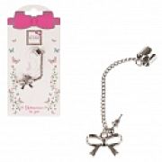 Lukky Fashion серьга-каф с цепочкой на одно ухо Бантик, карта