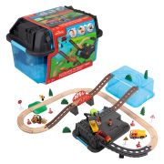 1TOY Goodok наб.ж/д с эл.поездом в пластик.коробке-трансформере