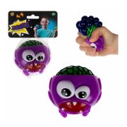 1toy Жмяка фиолетовый «Инопланетянин» с зелёной головой