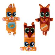 1toy Скользун Вывернушка плюшевый «Собака-кошка»