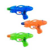 1toy Аквамания Водяной пистолет, 3 цвета прозрачный 18*3*10