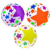 Мяч ПВХ звёзды, 23 см 60 г, в асс.