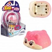 Хома Дома. Хомячок флок. роз. 5х3,2х3 см, в блист. 17х12х5,1 см, бат. 1*LR44 в компл.