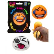 1toy Крутой замес, спортивный мяч, 6 см, 2 вида (футбол, баскетбол), блистер 18х12 см